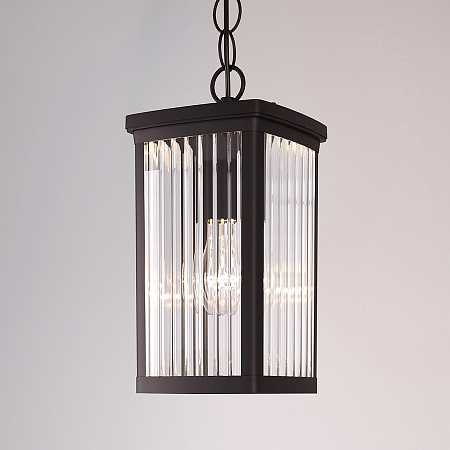 Подвесной уличный светильник Lame H кофе IP33 GL 1006H Elektrostandard - фото