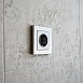Розетка с заземлением cеребряный рифленый WL09-SKG-01-IP20 - фото