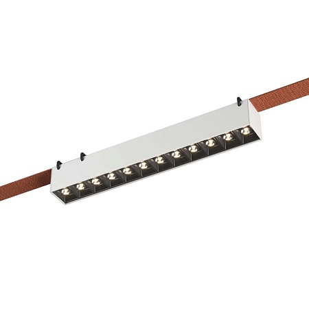 Св-к трек. Белый LED 1*12W 3000K 1 060Lm Ra90 24/40 IP20 L323xW40xH45 48V ST455.536.12 - фото