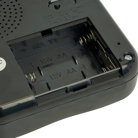 Звонок дверной беспроводной Feron E-378 Электрический 10 мелодий чёрный с питанием от батареек - фото