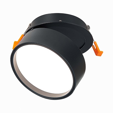 Встраиваемый поворотный светильник Черный LED 1*14W 4000K 1 100Lm Ra>90 120° IP20 D105x ST651.448.14 - фото