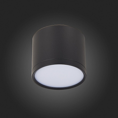 Светильник потолочный Черный LED 1*9W 4000K 702Lm Ra>90 120° IP20 D88xH75 170-240V ST113.442.09 - фото