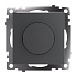 Выключатель диммирующий TRIAC (механизм) 250В, 500W, серия Катрин, графит, GLS10-7106-06 - фото