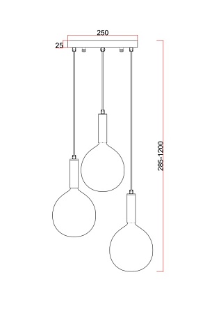 Подвесной светильник Freya FR5269PL-03BZ1 - фото