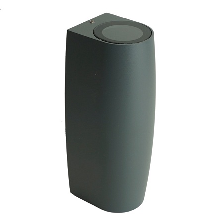 Светильник садово-парковый Feron DH025,на стену, 2*GU10 MR11, 230V, серый - фото