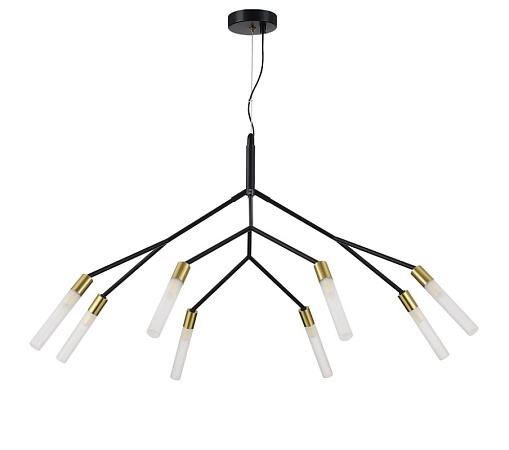 Светильник подвесной Черный, латунь/Белый G9 8*5W SLE1129-403-08 - фото