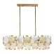 Светильник подвесной ST-Luce золотистый/Прозрачный, январный E14 8*60W SL6240.203.08 - фото