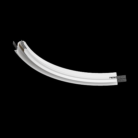 Коннектор радиусный R300 Exility встраиваемый белый - фото