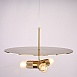 Люстра Rh Utilitaire Disk Triple Pendant Brass Imperiumloft 123646-22 - фото