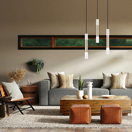 Подвесной светильник Eurosvet 50210/1 LED золото - фото