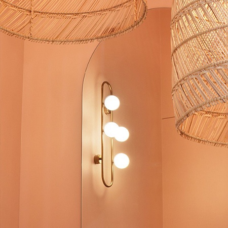 Настенное Бра Hoop Wall H77 Gold Imperiumloft 140761-26 - фото