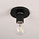 Потолочный Светильник Rh Utilitaire Socket Flushmount Black Imperiumloft 123676-22 - фото