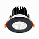 Св-к встр. Черный LED 1*10W 4000K 900Lm Ra>90 38° IP20 D80xH60 170-240V ST704.448.10 - фото