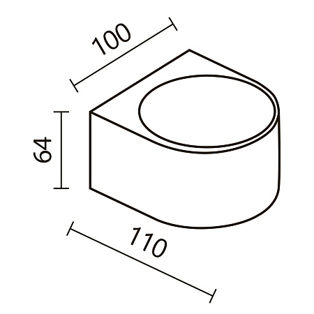 Архитектурная подсветка Outdoor Blow O435WL-L5GF3K - фото