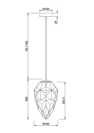 Подвесной светильник Maytoni Globo P052PL-01PK - фото