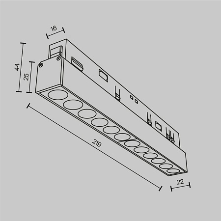Трековый светильник Technical Points  TR031-2-12W2.7K-B - фото