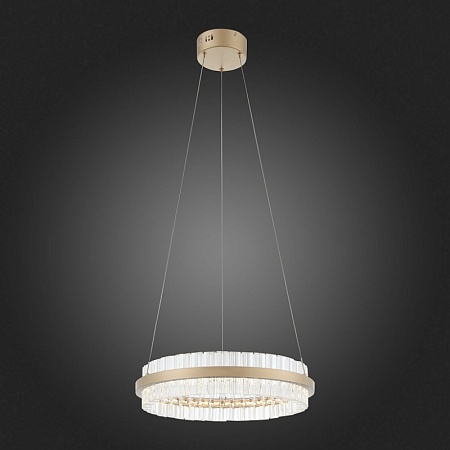Светильник подвесной ST-Luce Золотистый/Золотистый, Прозрачный LED 1*34W 3000K SL383.203.01 - фото