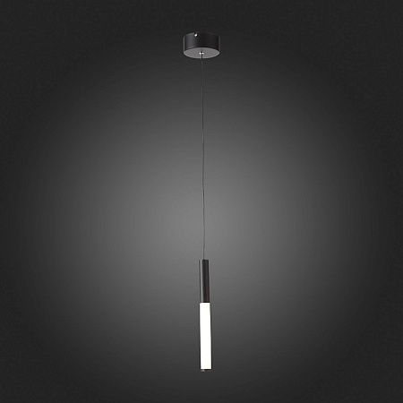 Светильник подвесной ST-Luce Черный/Белый LED 1*8W 3000K SL1593.403.01 - фото