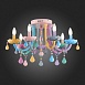 Люстра потолочная ST-Luce Разноцветный E14 7*40W SL1700.782.07 - фото
