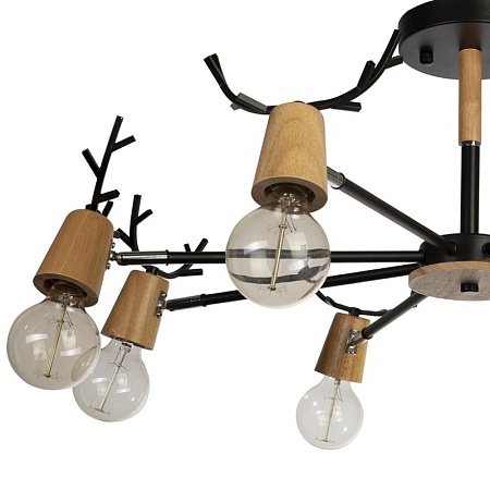 10024/8 Black Люстра на штанге LOFT IT Sven - фото