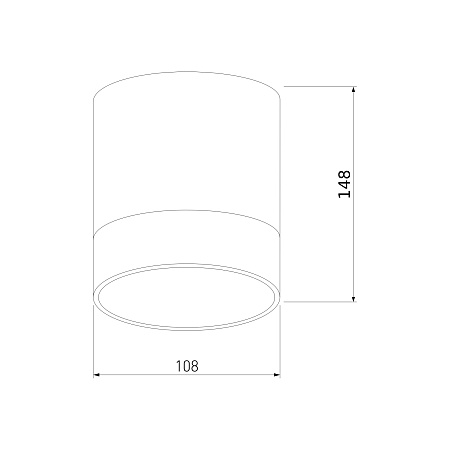 Уличный потолочный светильник Light LED 2107 IP54 35140/H серый Elektrostandard - фото