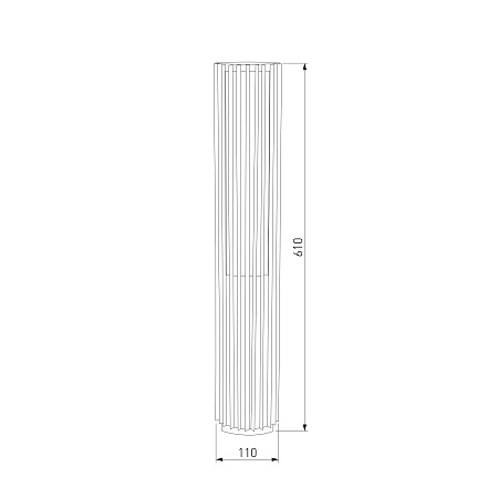 Садово-парковый светодиодный светильник Entero 3000K IP54 35189/F черный Elektrostandard - фото