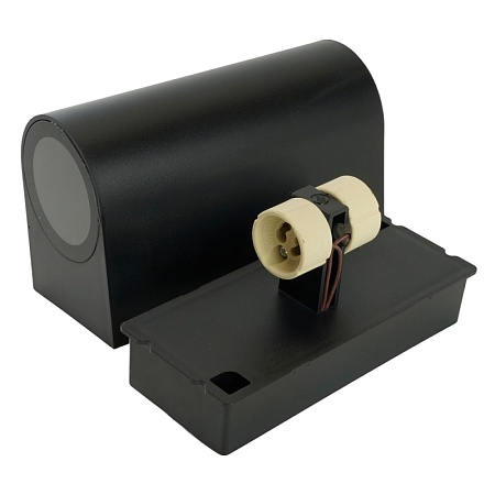 Светильник садово-парковый Feron.ONE DH015-P, на стену, 2*GU10 220-240V, черный пластик - фото