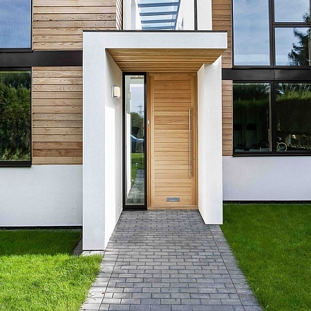 Светильник садово-парковый Feron DH0704,на стену, 2*GU10 230V, черный - фото