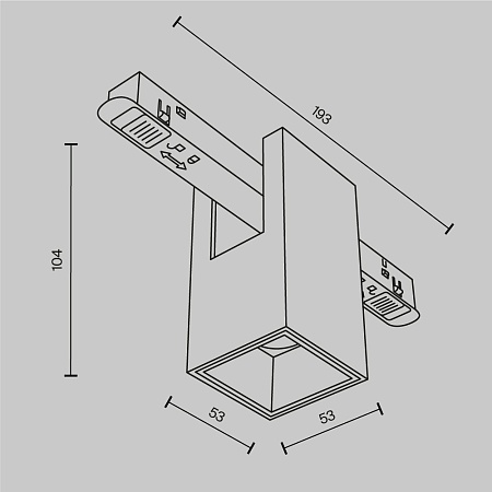 Трековый светильник Technical Alfa TR121-2-7W4K-W - фото