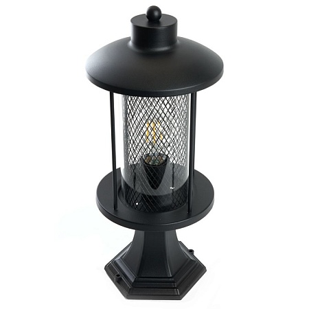 Светильник садово-парковый Feron PL724  на постамент 60W 230V E27, черный - фото