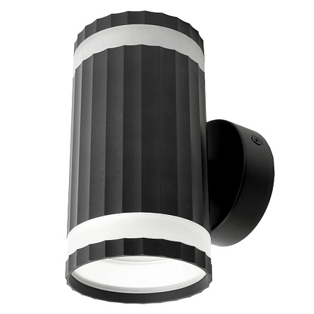 Светильник  настенный Feron HL3690 OLYMPUS 12W, 230V, 2*GX53, чёрный IP20 - фото