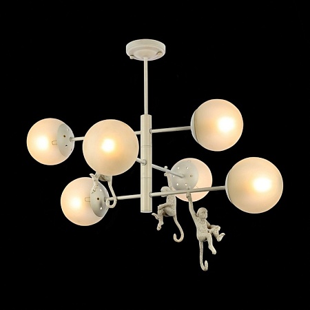 Светильник потолочный Белый/Белый E14 6*60W SLE115103-06 - фото