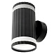 Светильник  настенный Feron HL3690 OLYMPUS 12W, 230V, 2*GX53, чёрный IP20 - фото
