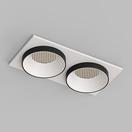 DK2422-BK Встраиваемый светильник, IP 20, 50 Вт, GU10, черный, алюминий - фото