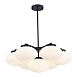 Люстра подвесная ST-Luce Черный/Белый E27 7*40W SL1503.403.07 - фото