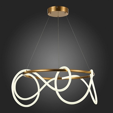 Светильник подвесной ST-Luce Латунь/Белый LED 1*35W 4000K SL6102.303.55 - фото