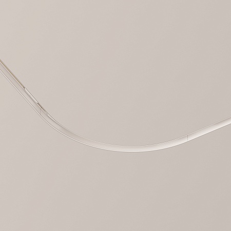 Коннектор радиусный R300 Exility встраиваемый под ГКЛ 12,5мм, белый - фото