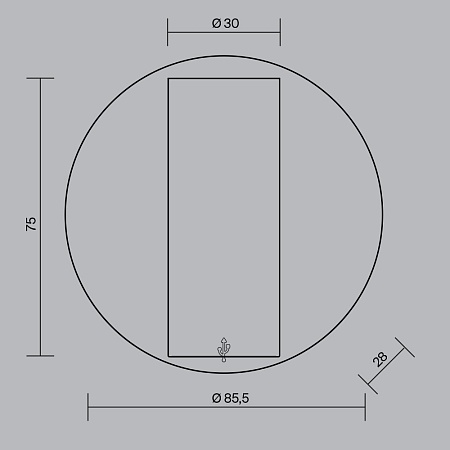 Настенный светильник (бра) Technical C081WL-L3BBS3K - фото