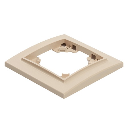 Рамка 1-местная STEKKER, PFR00-9001-02, серия Эрна, слоновая кость - фото