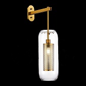 Бра ST-Luce Латунь/Прозрачный E14 1*40W SL1048.301.01