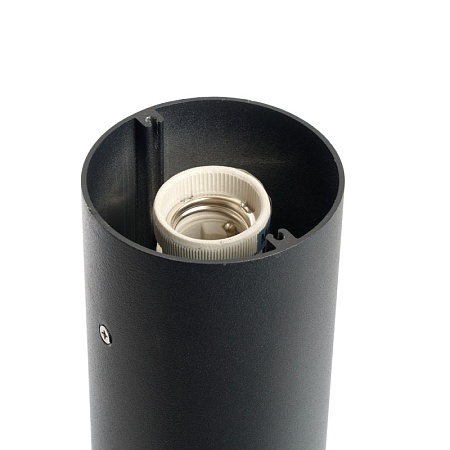 Светильник садово-парковый Feron DH0809, столб, E27 230V, черный - фото