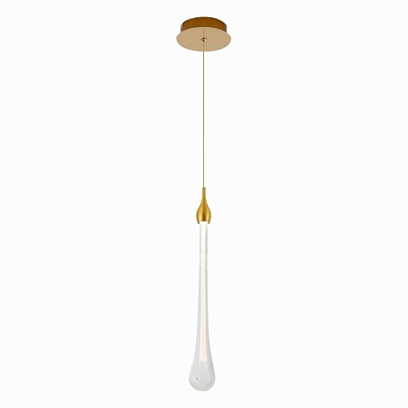 Подвес ST-Luce Золотистый/Прозрачный LED 1*3W 4000K SL6103.203.01 - фото