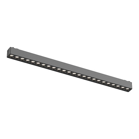 Магнитный трековый светильник Черный LED 1*24W 4000K 1 640Lm Ra>90 36° IP20 L445xW26xH2 ST673.446.24 - фото