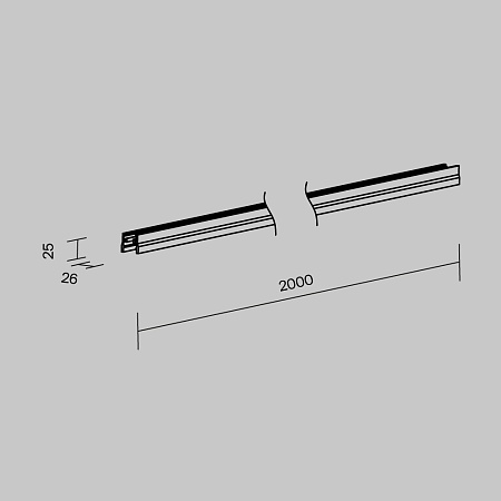 Профиль Outdoor O-TR001-P-W2M - фото