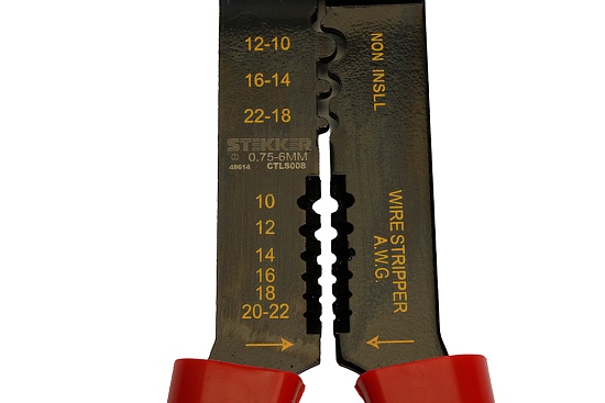 WSC-008 Пресс клещи многофункциональные: обрезка, обжим, снятие изоляции (от 0,75 до 6 мм2) - фото