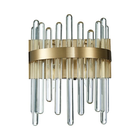 Бра ST-Luce Латунь/Латунь, Прозрачный E14 2*40W SL1167.301.02 - фото