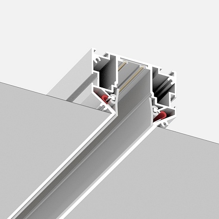 Шинопровод 220 под натяжной потолок ST-Luce Белый Длина 2 000мм ST040.529.00 - фото
