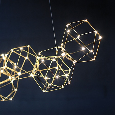 Подвесной акцентный светильник Eurosvet 90168/7 медь - фото