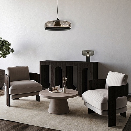 Прикроватная лампа ST-Luce Черный/Дымчатый E27 1*40W SL6014.404.01 - фото