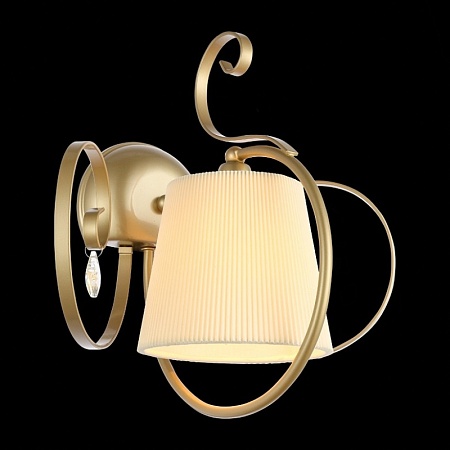 Светильник настенный Золотистый/Белый E14 1*40W SL177.201.01 - фото